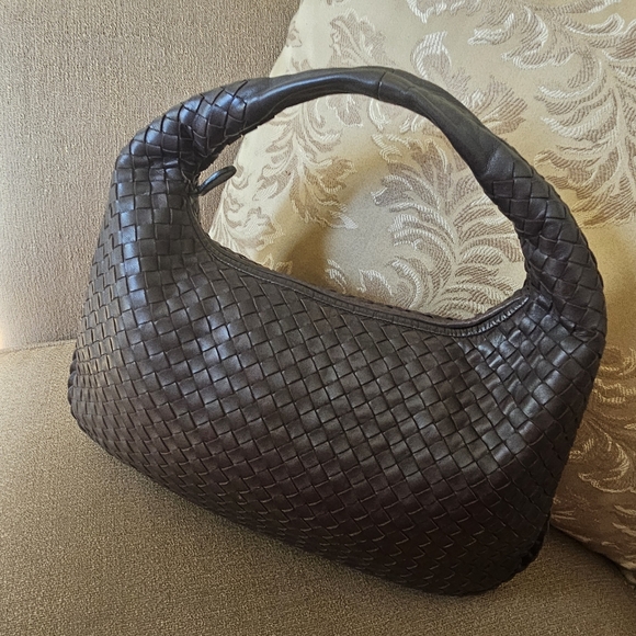 Bottega Veneta Nappa Intrecciato  Veneta Hobo Bag Brown - Picture 4 of 16